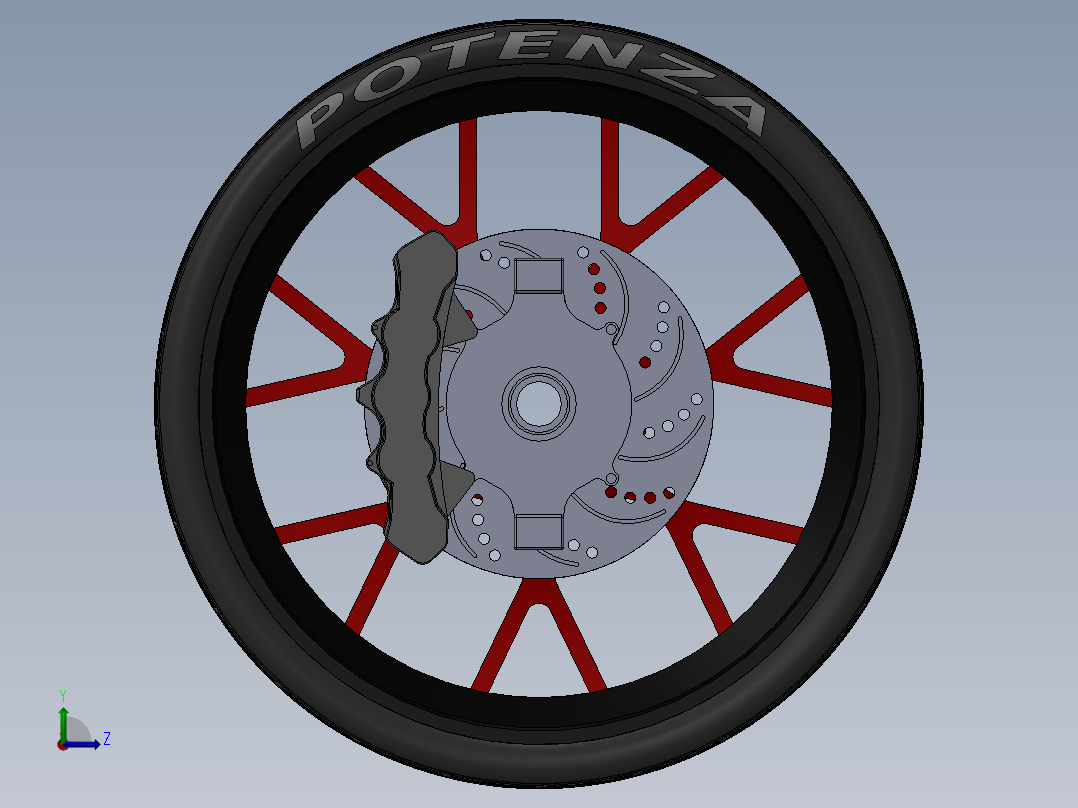 制动器 (58)左视图
