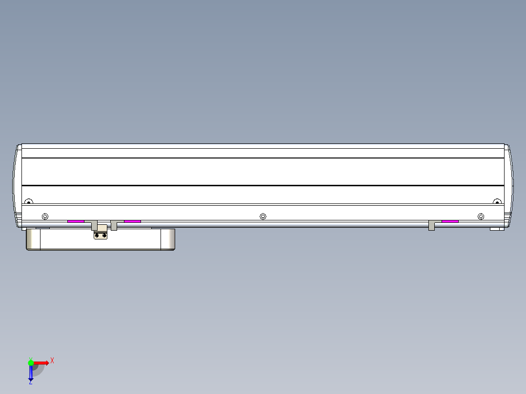 威洛博LC系列3d模型模组LC22H1Y-S350俯视图