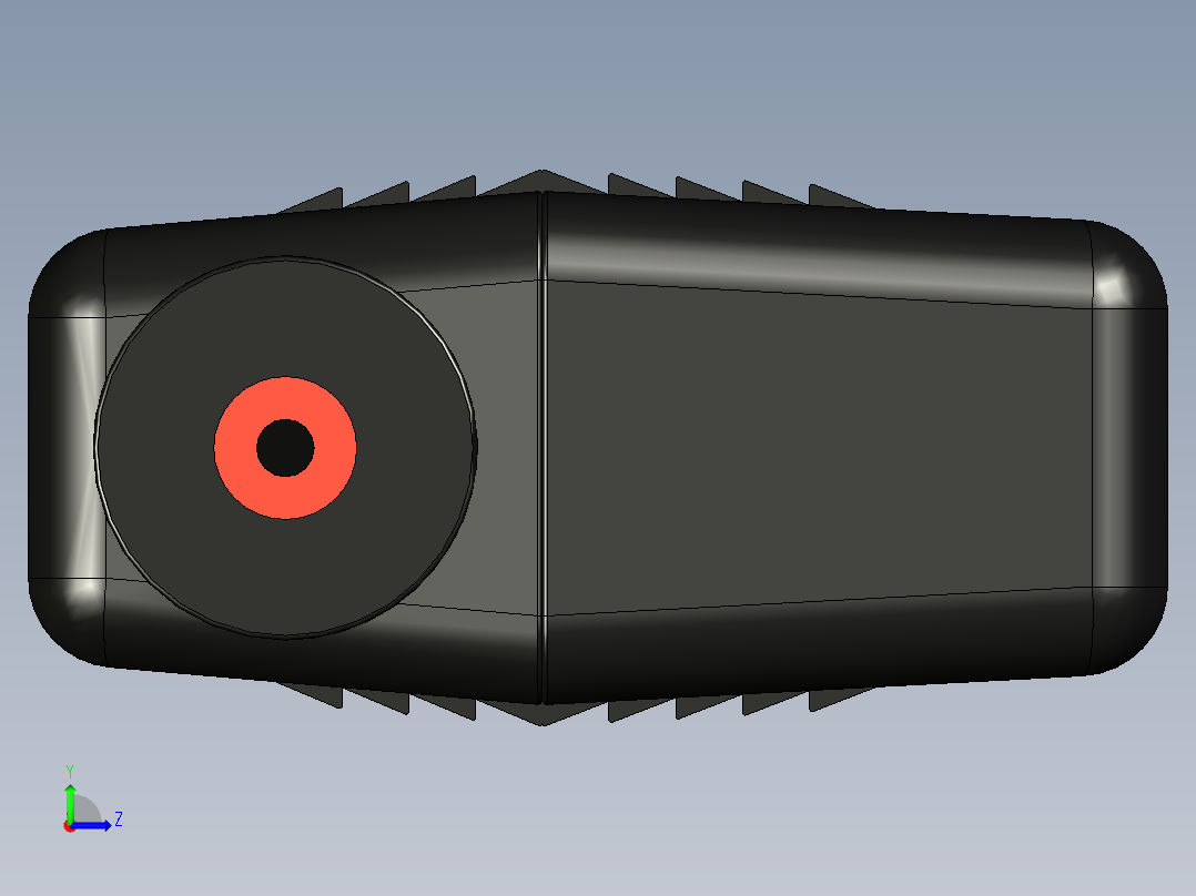 直列式刀片保险丝座左视图