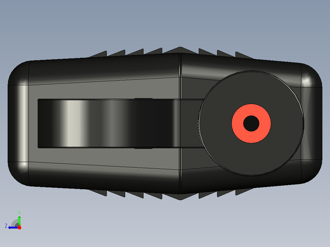 直列式刀片保险丝座右视图