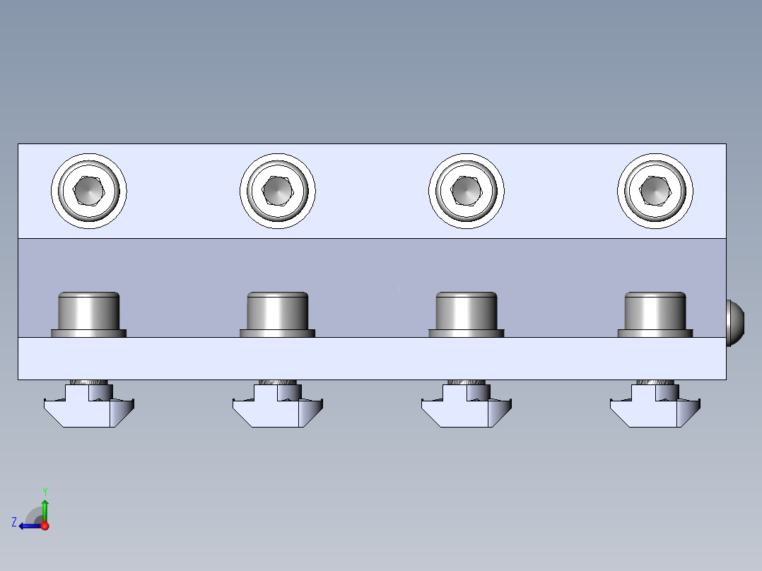 铝型材及其附件3.31.50.40.160.M5.ST前视图