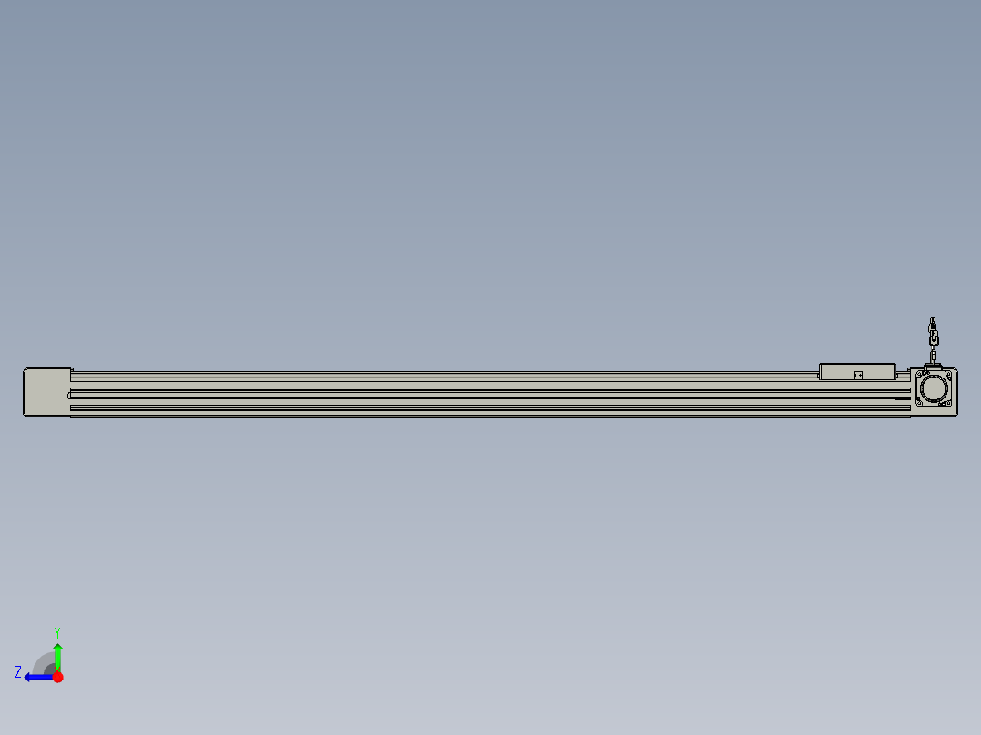 威洛博直线电机模组EB6-L140-S1250-R-P40-MS3右视图