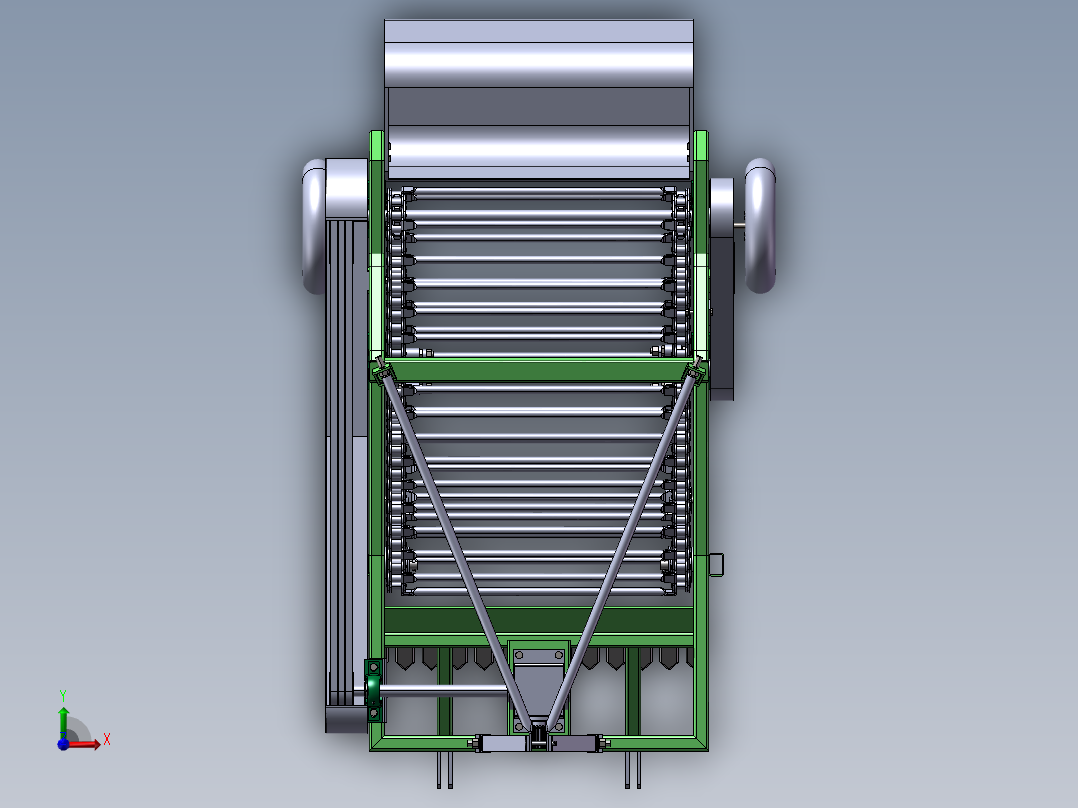 马铃薯收获机设计前视图
