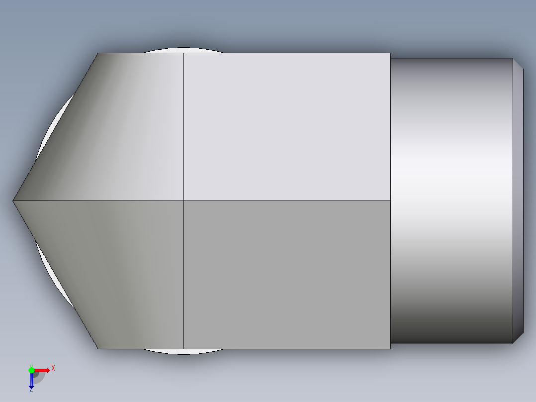 卡套式工业通用硬管接头EO_Adjustable_Locknut_elbow_WEE18LMOROMDCF俯视图