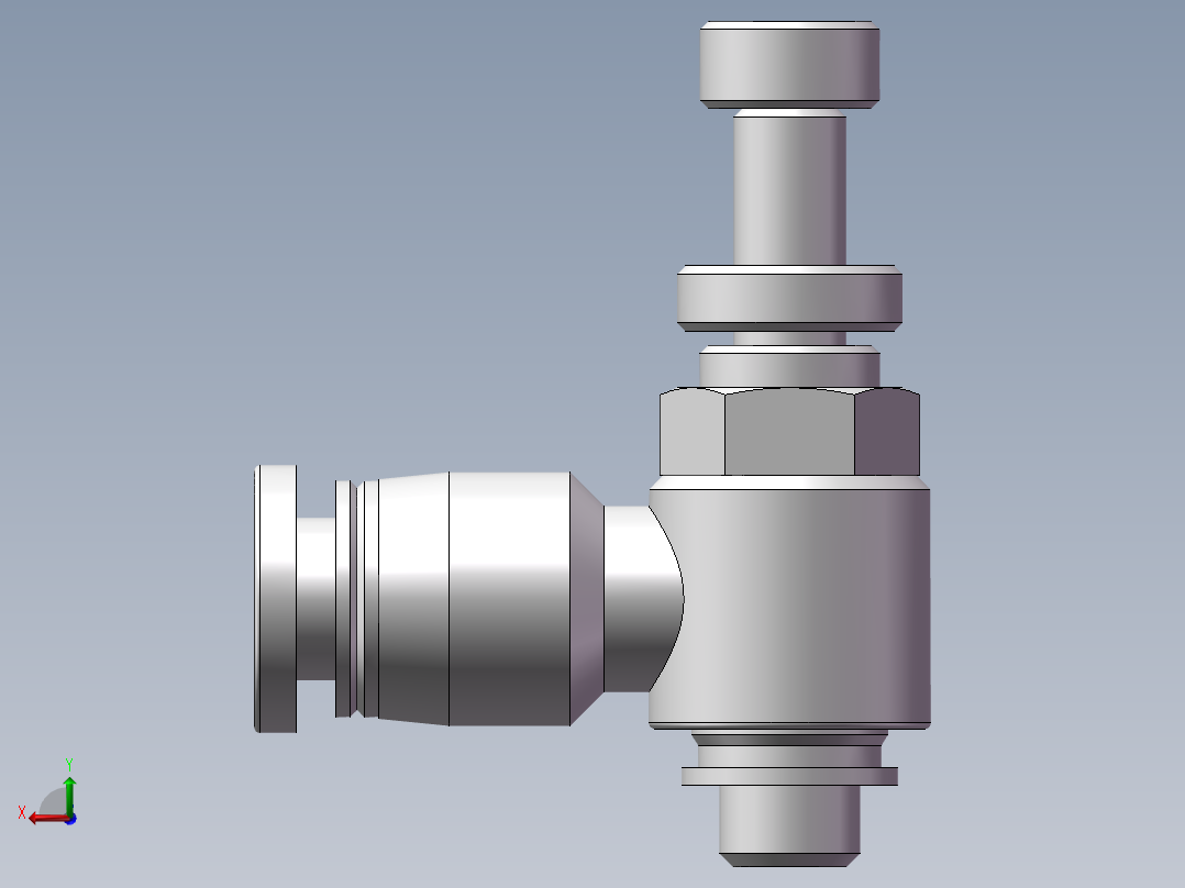 节流阀PSL4M5A（M5-4厘）后视图