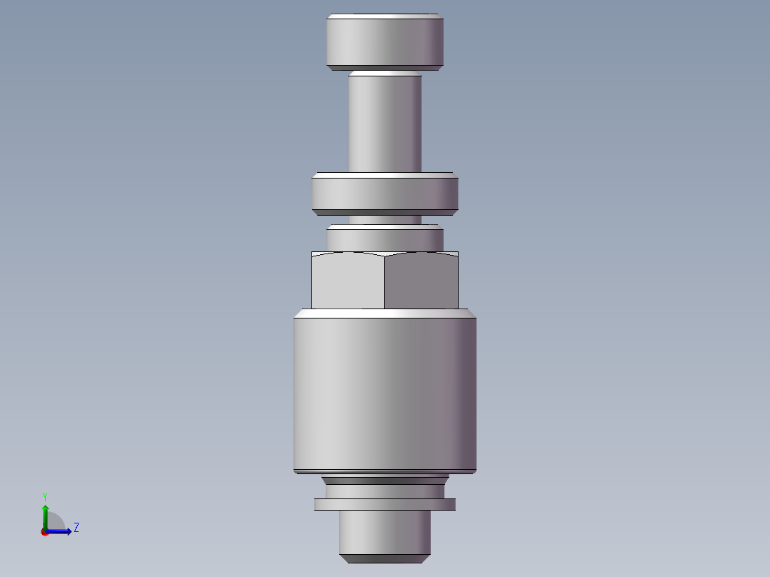 节流阀PSL4M5A（M5-4厘）左视图