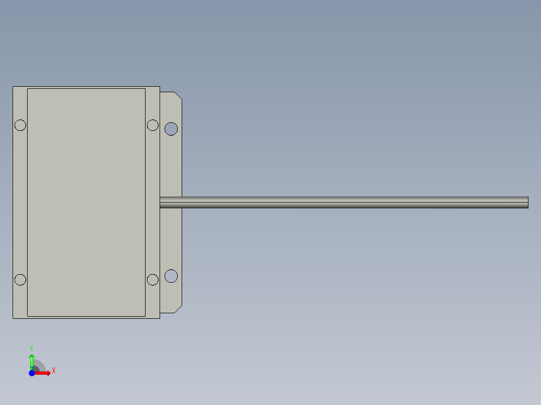 基恩士CA-DSB3_kc图纸模型前视图