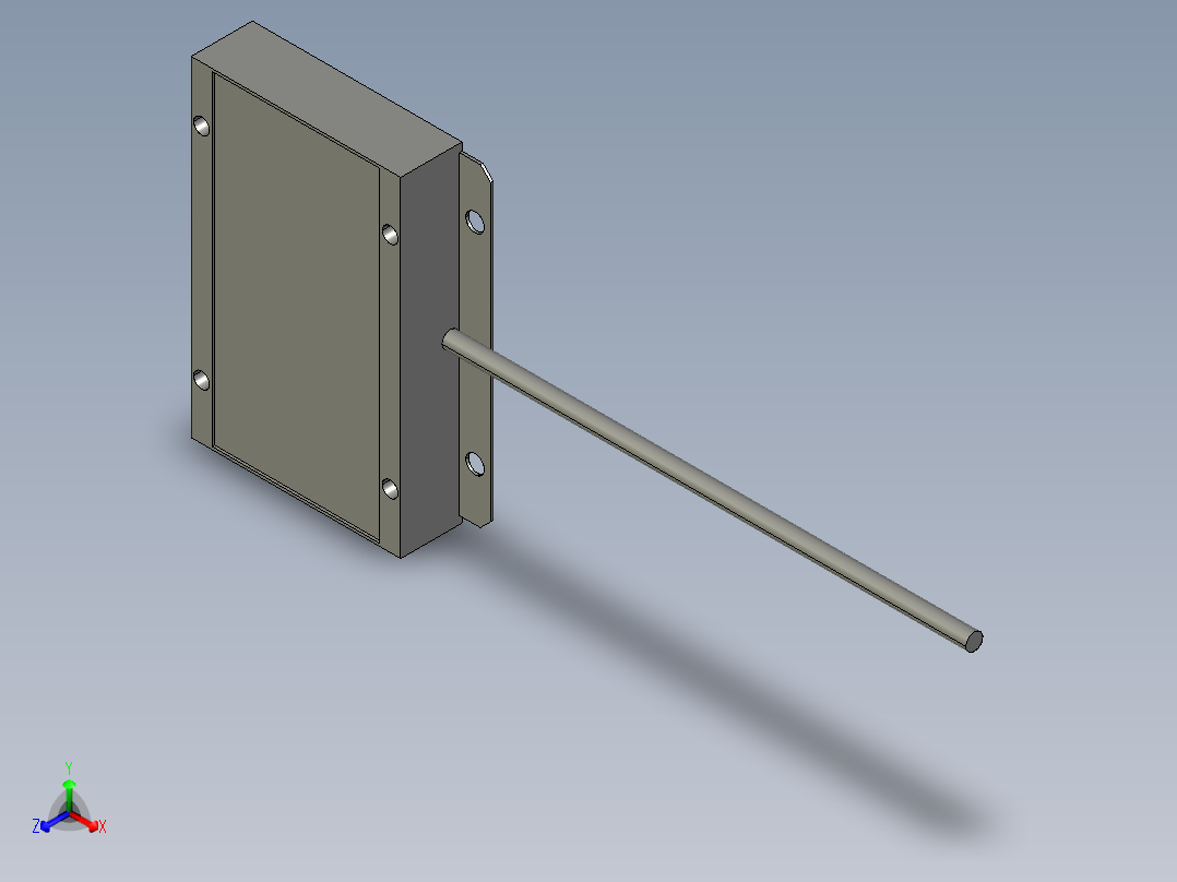 基恩士CA-DSB3_kc图纸模型正等轴测图
