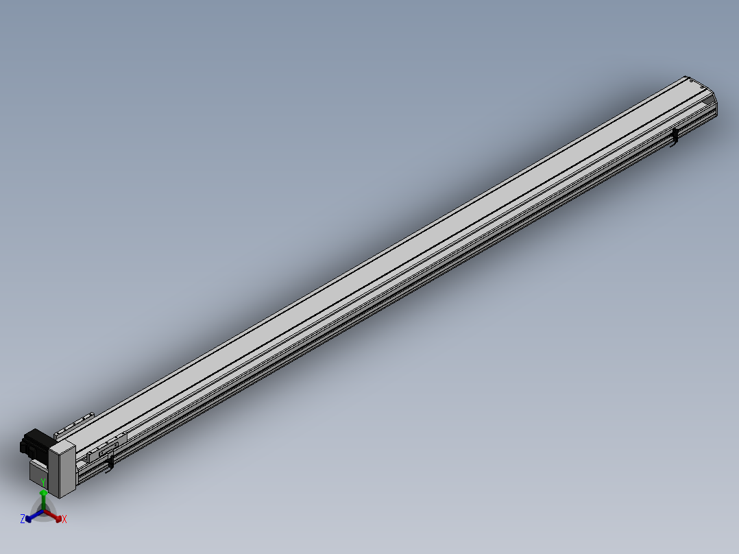 精密模组MT140-L110-2100-RU-M40-C4正等轴测图