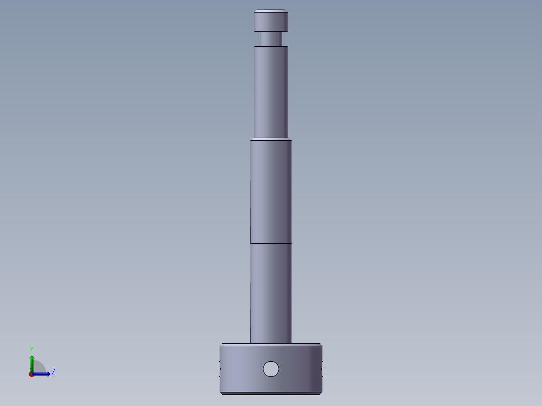 压紧螺杆LL01-4左视图