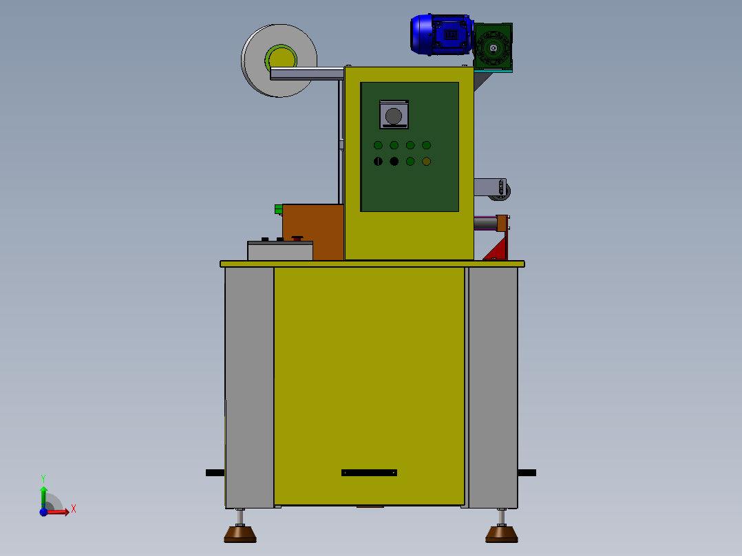 Terry sealer machine 前视图