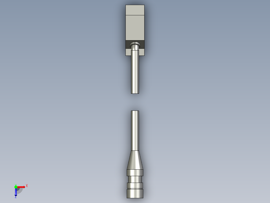 基恩士LB-12_kc图纸模型俯视图