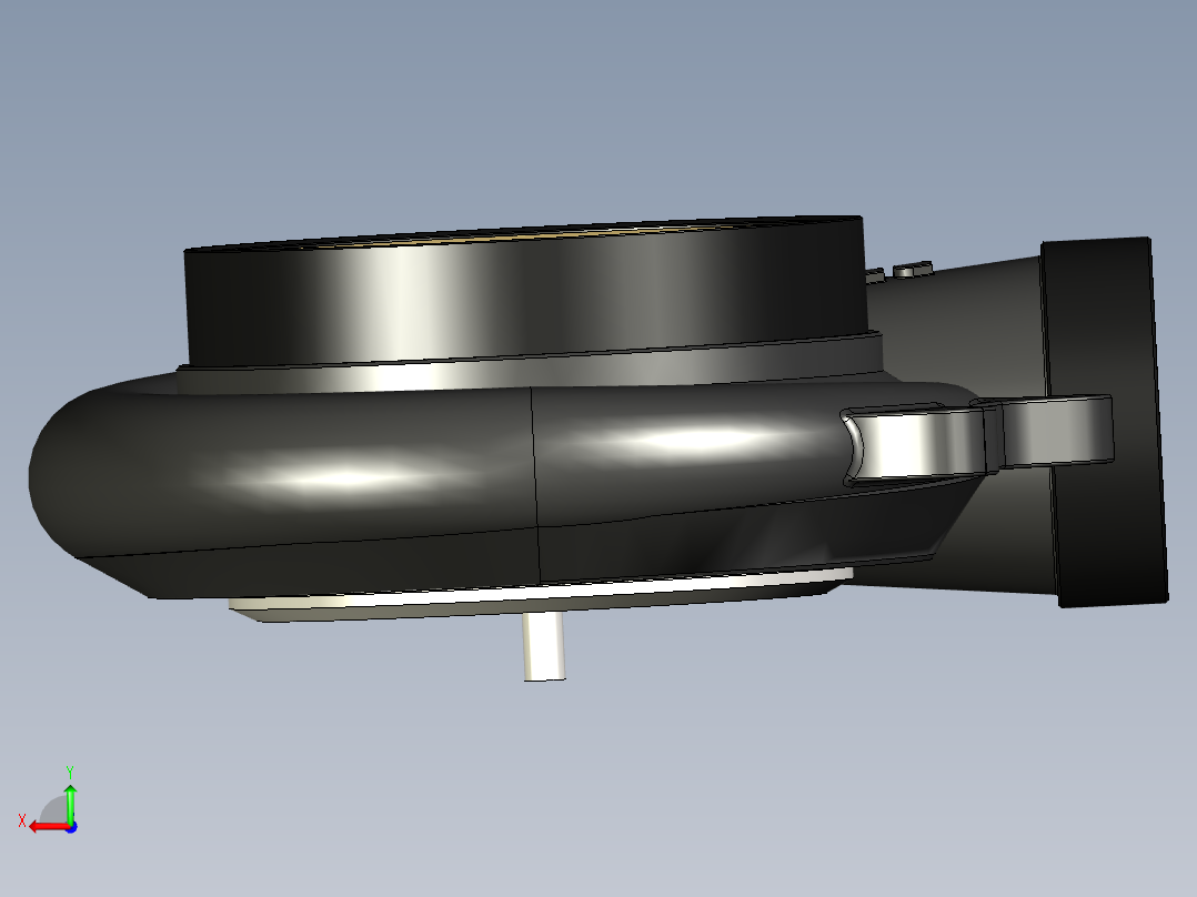 HKS Garrett Turbo涡轮机后视图