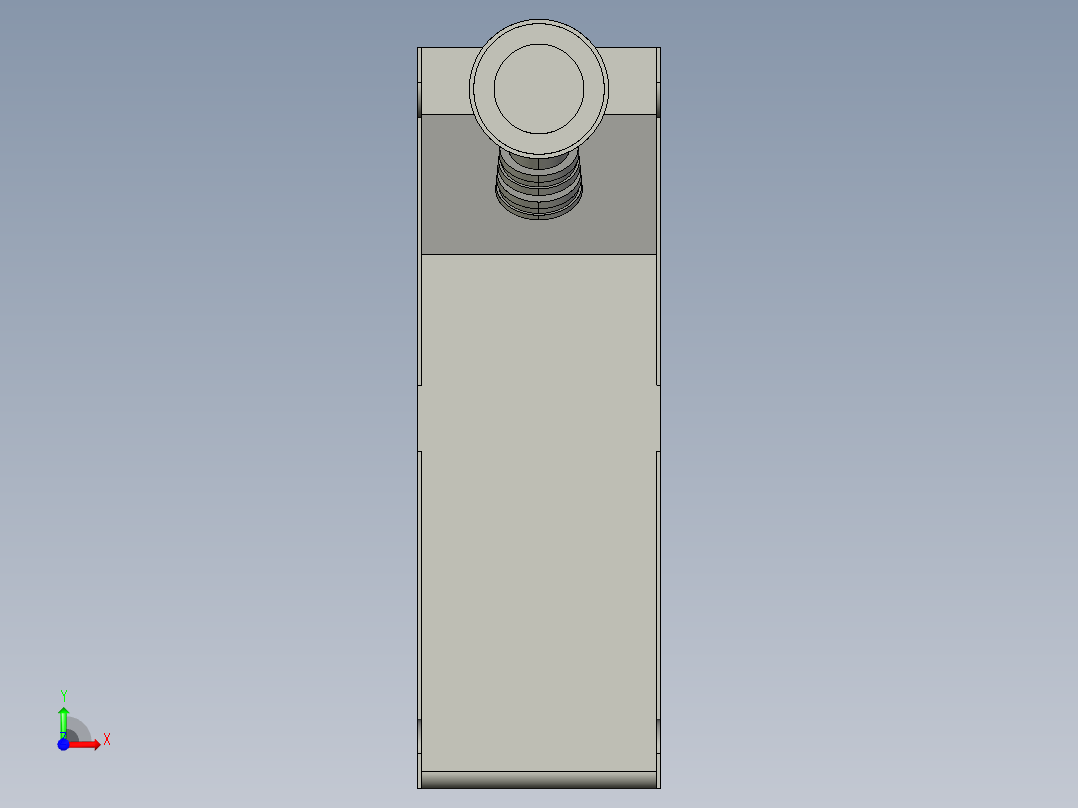 基恩士LB-301_kc图纸模型前视图