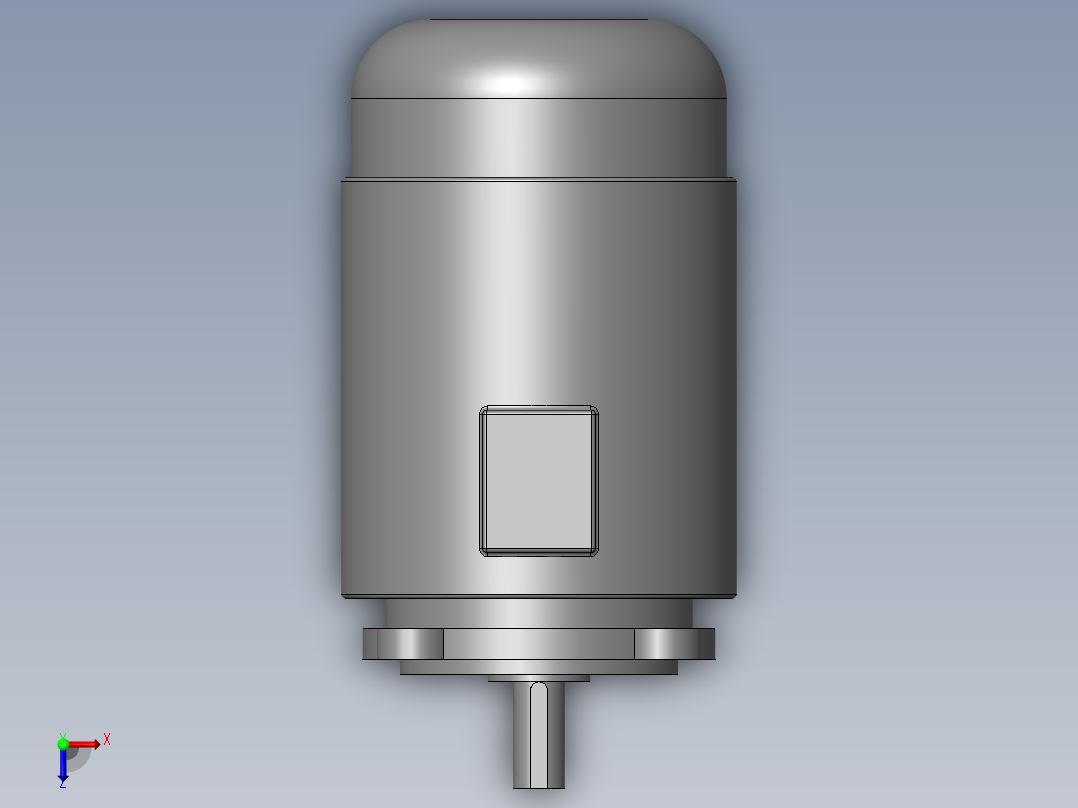 异步电机DJ_YS系列(IP44)_IMB5型_YS-90L-2俯视图