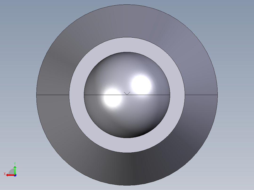 定位柱(重荷重)(內六角)2203-3D多系列多零件图纸模型后视图