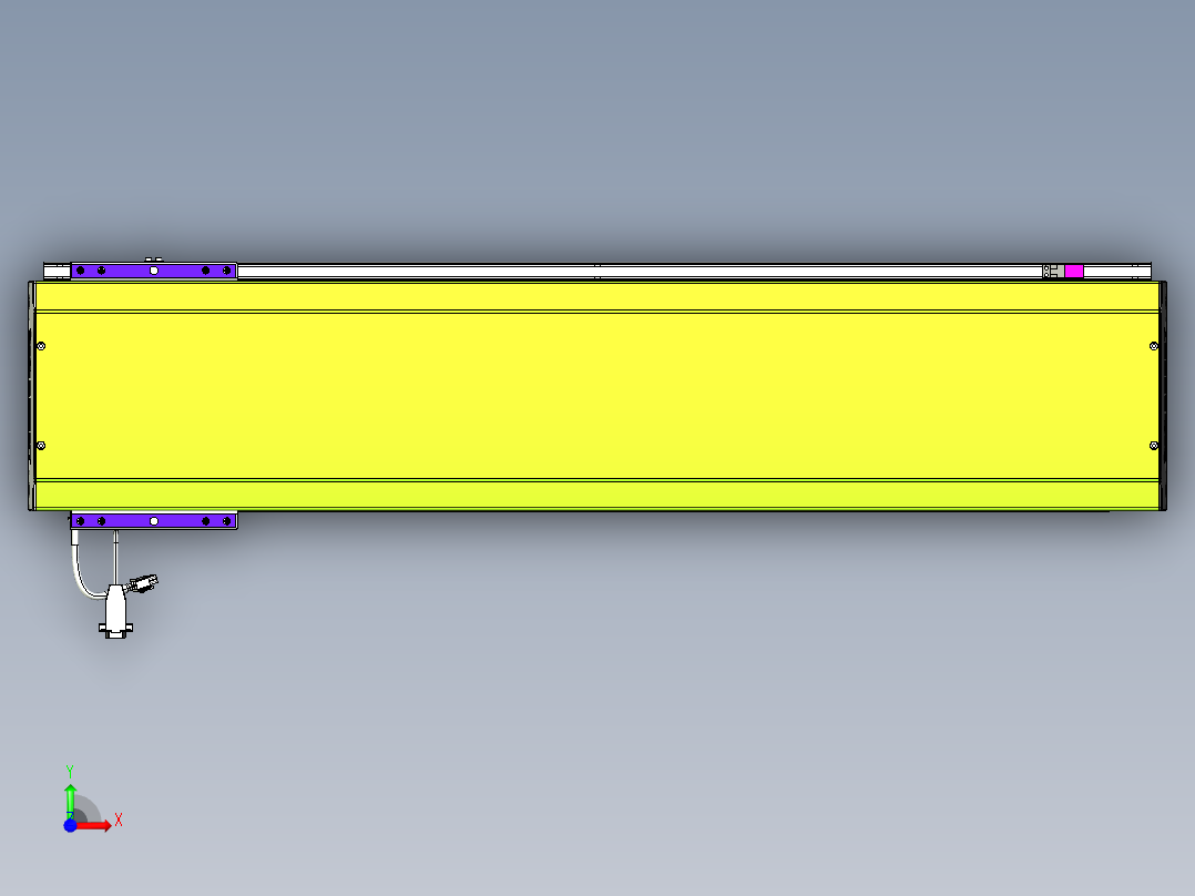 威洛博VL系列直线电机模组-VL22H2-S850前视图