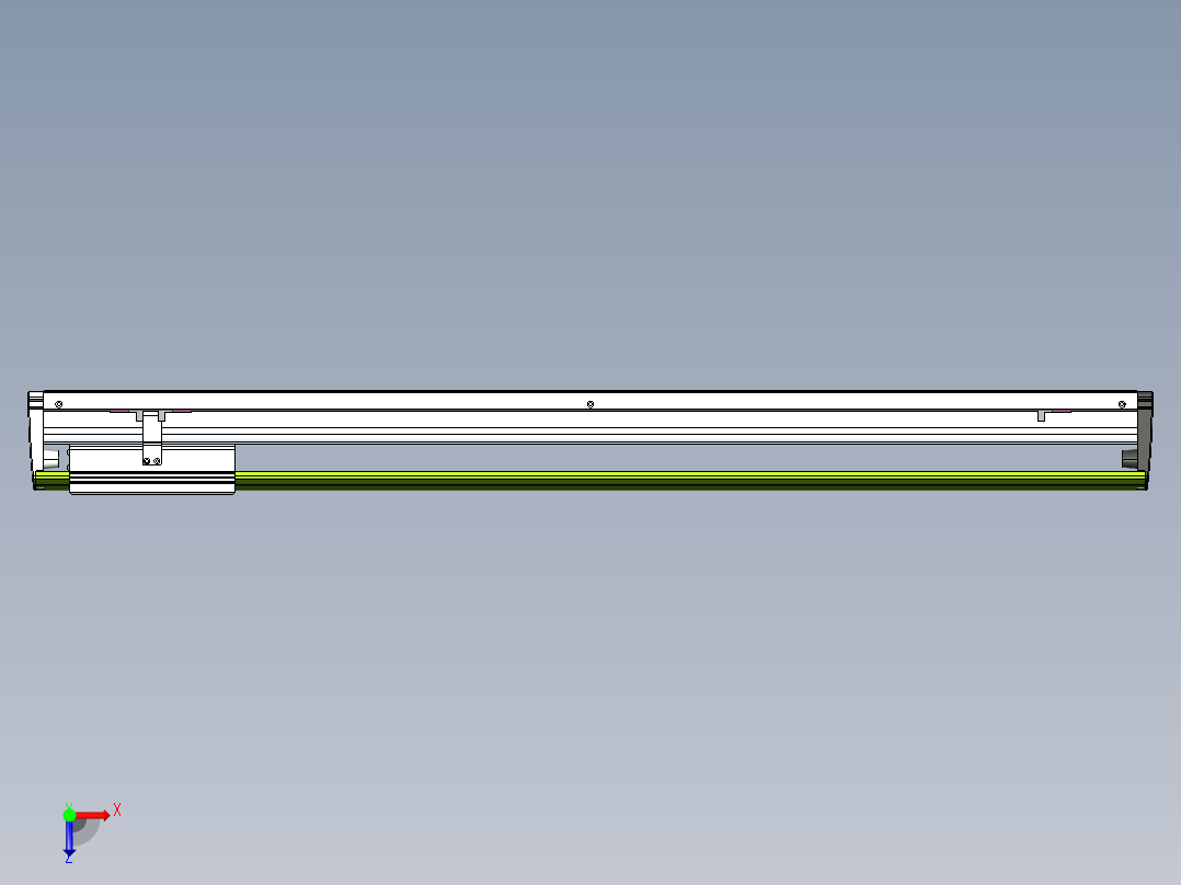 威洛博VL系列直线电机模组-VL22H2-S850俯视图
