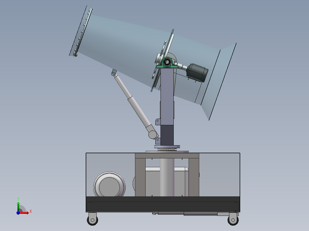 雾化炮（除尘雾炮）前视图