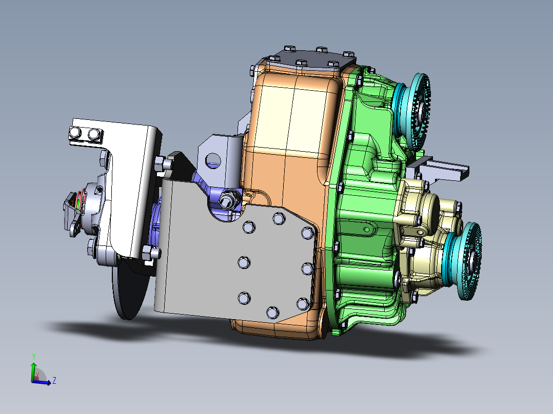 Two speed gearbox双速变速箱<span style='color: red'>3D</span><span style='color: red'>数模</span><span style='color: red'>图纸</span> <span style='color: red'>Solidworks</span><span style='color: red'>设计</span> <span style='color: red'>附</span><span style='color: red'>STEP</span>