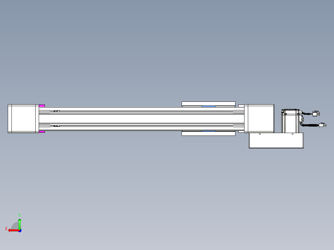 威洛博LB.GB同步带传动--欧规系列GB8-L96-S450-BL-P40后视图