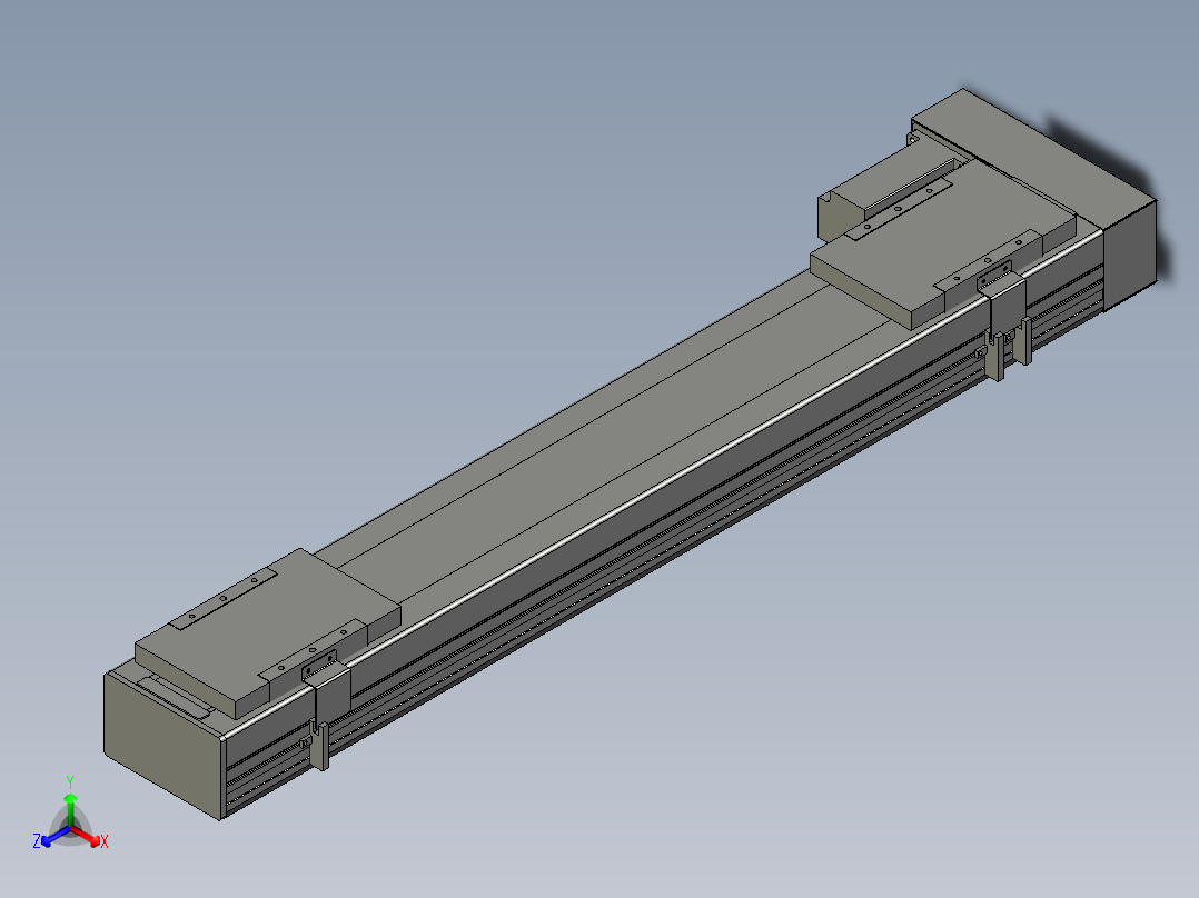 直线模组WG-LHC12-S650-L设计图纸