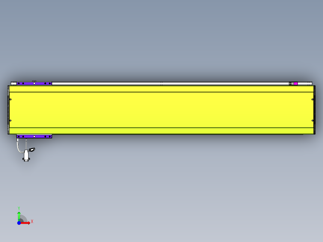 威洛博VL系列直线电机模组-VL22H2-S1150前视图
