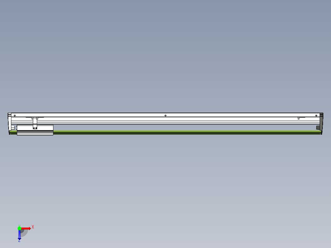 威洛博VL系列直线电机模组-VL22H2-S1150俯视图