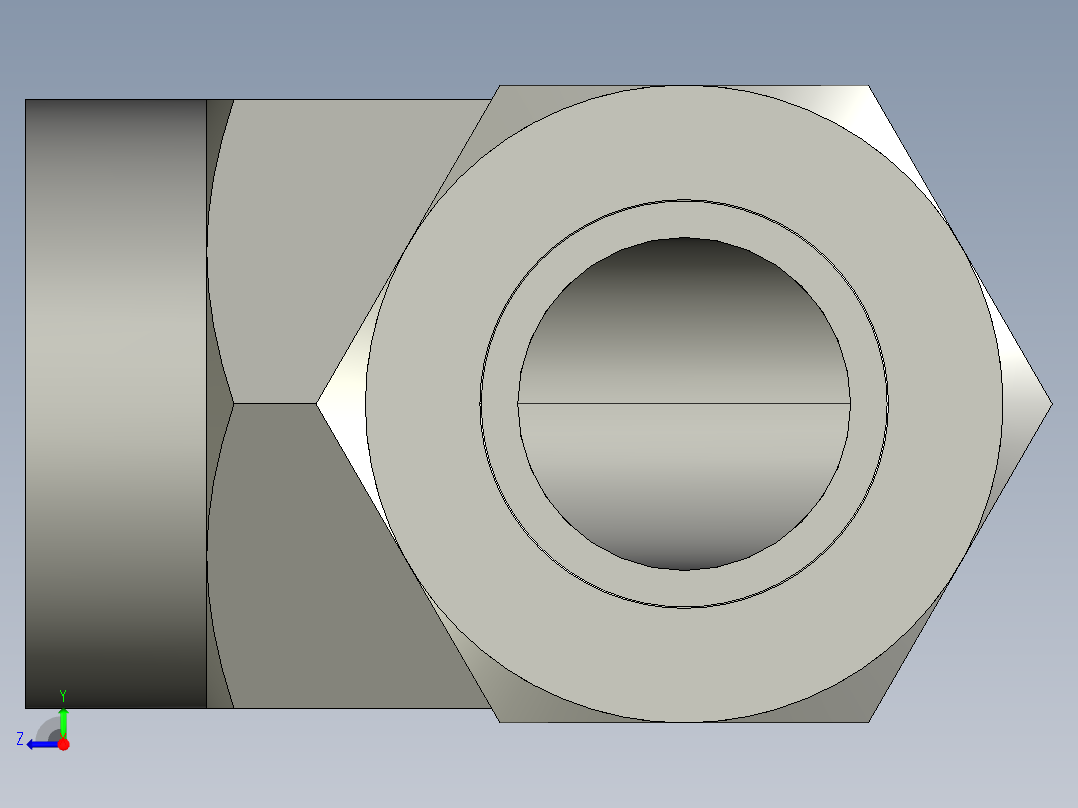 卡套式工业通用硬管接头14_dbu-s右视图