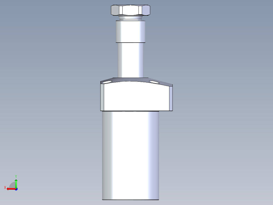 KOSMEKLHA0480-SR-Q20多系列多零件图纸模型后视图