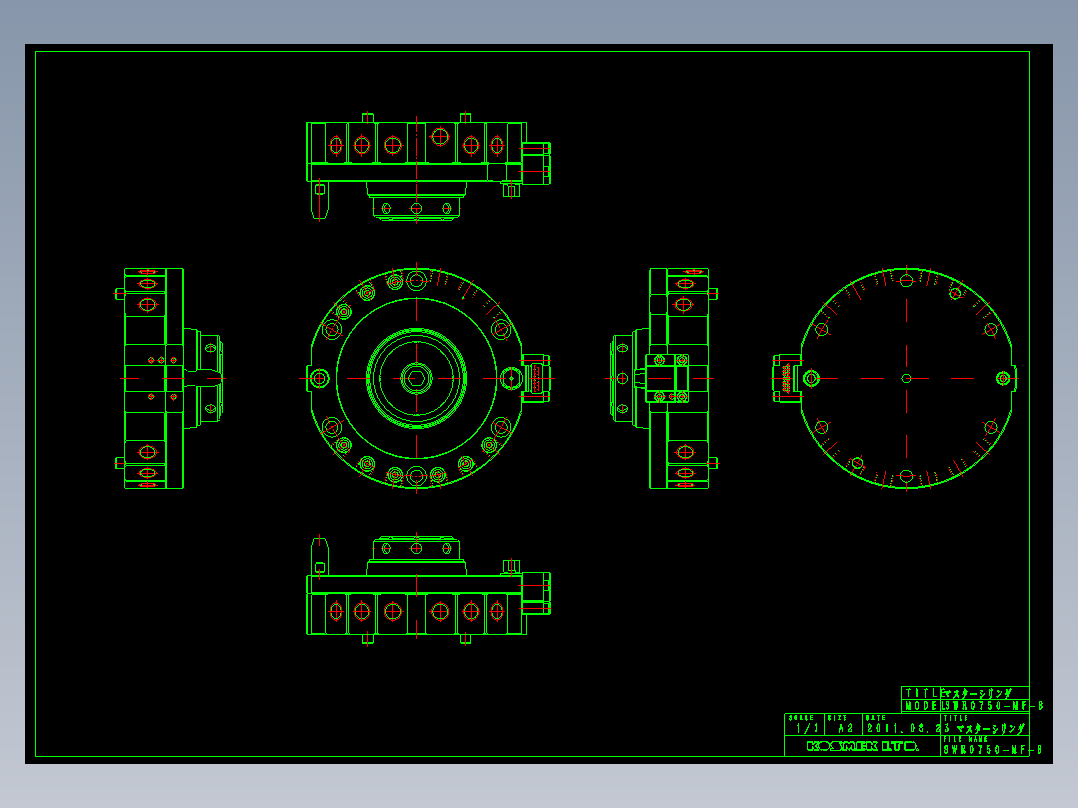 KOSMEKSWR0750-MF-B多系列多零件图纸模型多系列多零件图纸模型