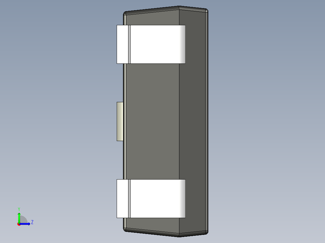 元器件3D封装SOT23-5162左视图