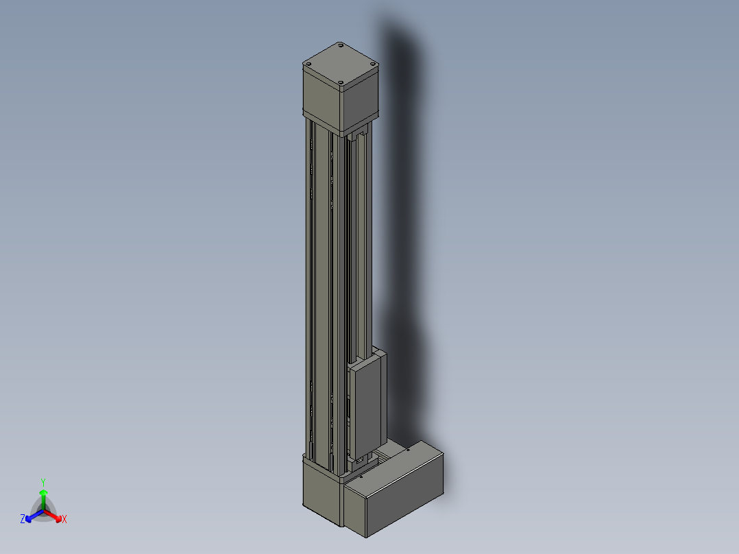 欧规系列-GB8-L96-S450-BRU-P40-MS3正等轴测图