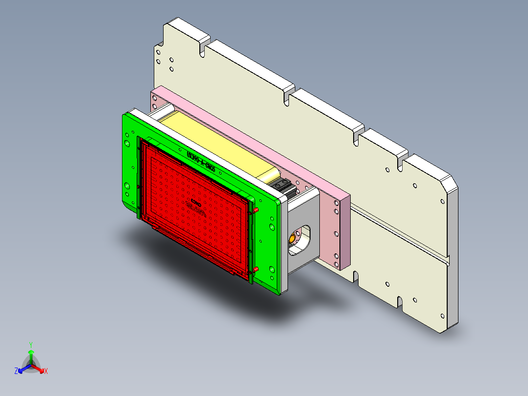UX390-A-CNC5-JD-2016-0623正等轴测图