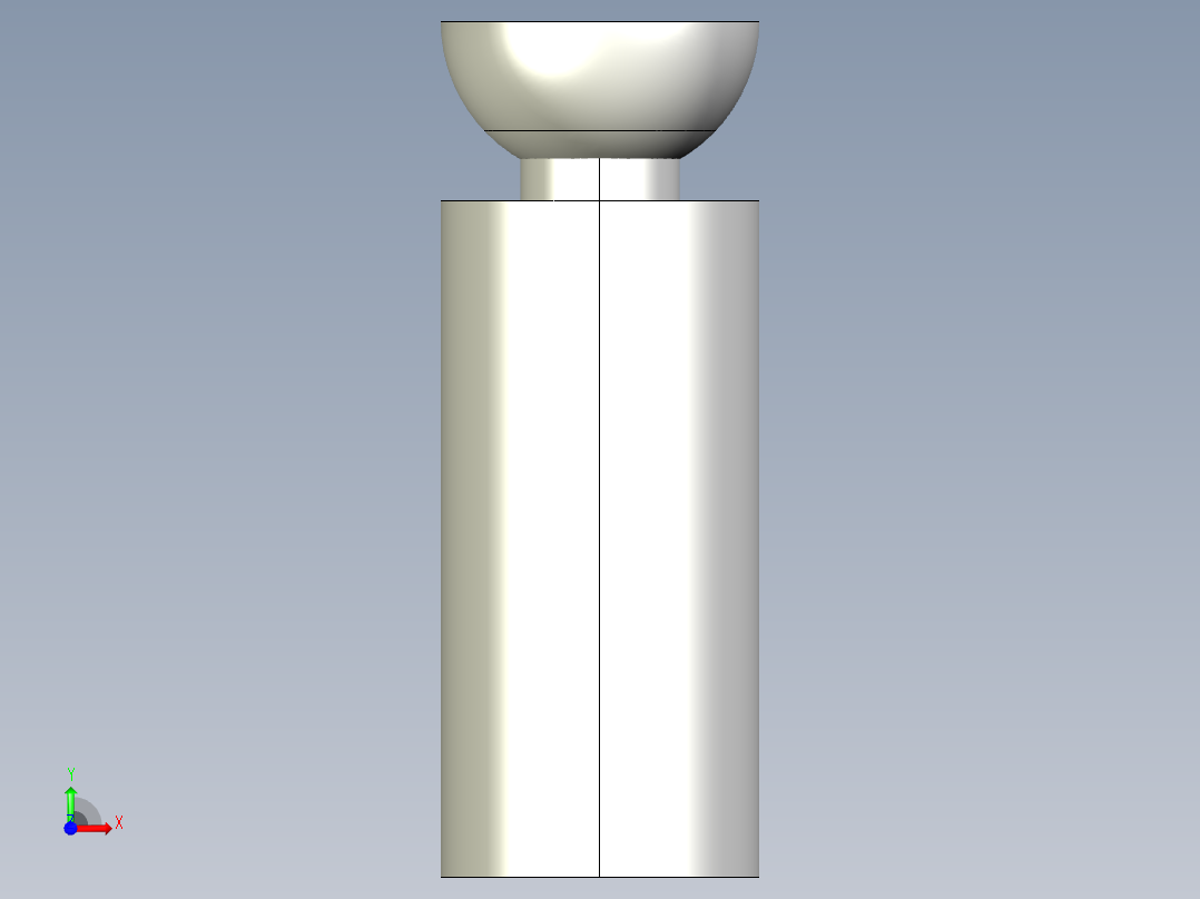 搖擺螺絲(C型)BJ736-C-3D多系列多零件图纸模型前视图