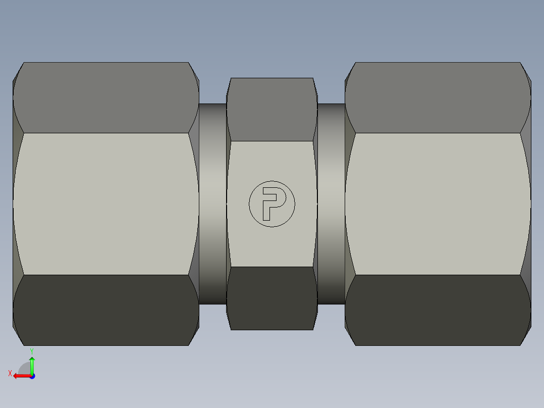 卡套式工业通用硬管接头EO Union G14ZSCF后视图