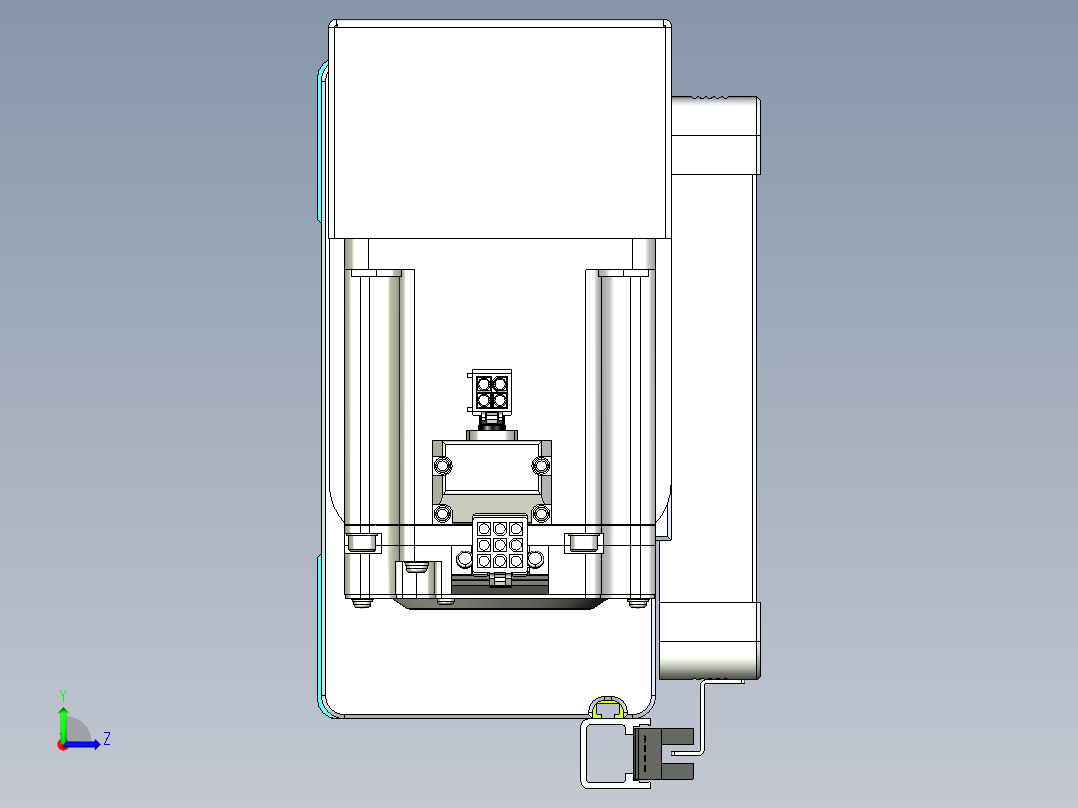 威洛博VBC同步带传动一无尘环境VBC17-L45-S800-BR-ZP75-C3左视图