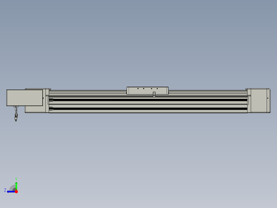 威洛博直线电机模组EB20-L224-S850-BL-ZP75-MS3-5K右视图