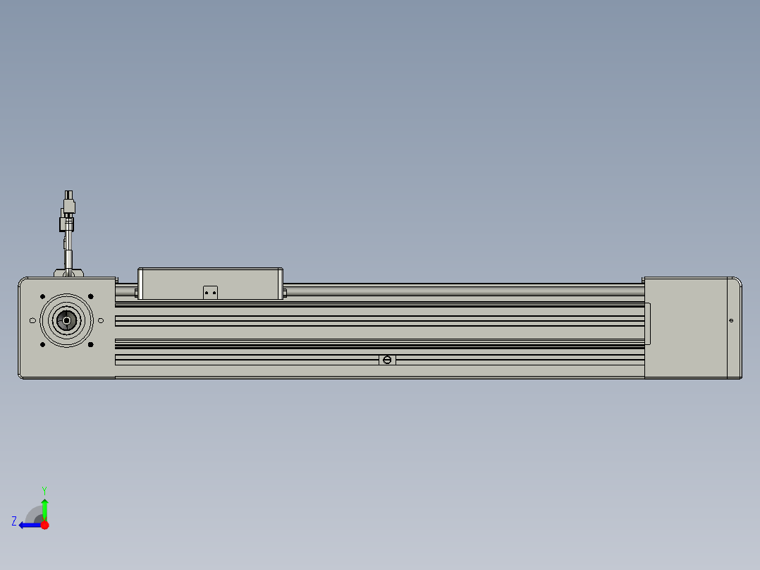 威洛博直线电机模组EB8-L200-S350-R-P75-MS3右视图