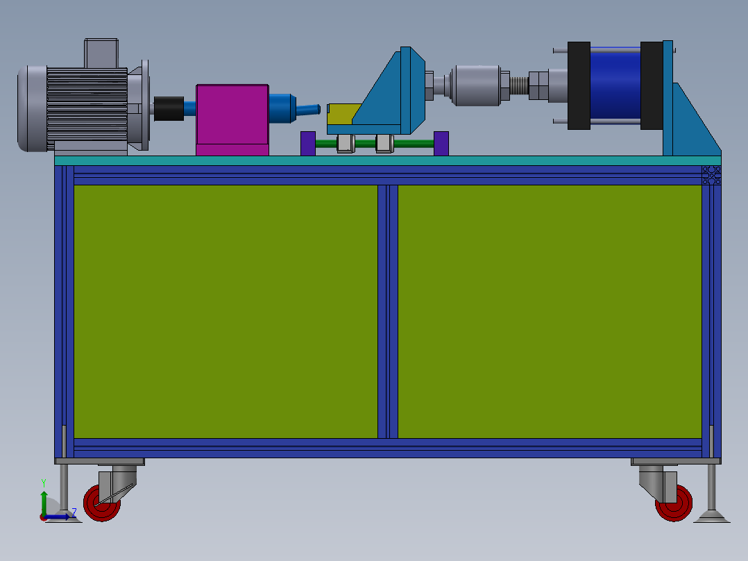 台式旋铆机sw18可编辑左视图