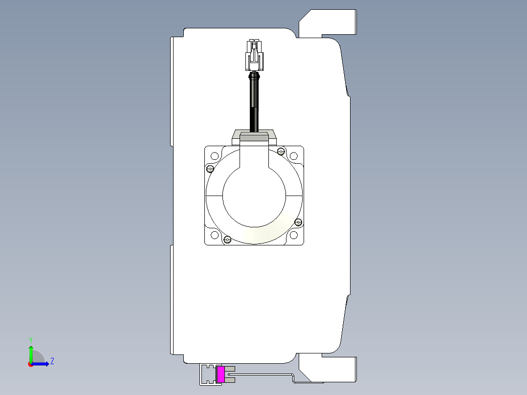 VF丝杆传动-一般环境VF27-Lxx-C-S950-BC-ZP75-C3左视图