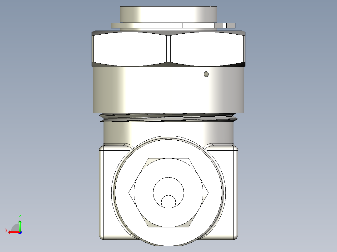 微米T型过滤器–FT系列 14英寸Hy-Lok后视图