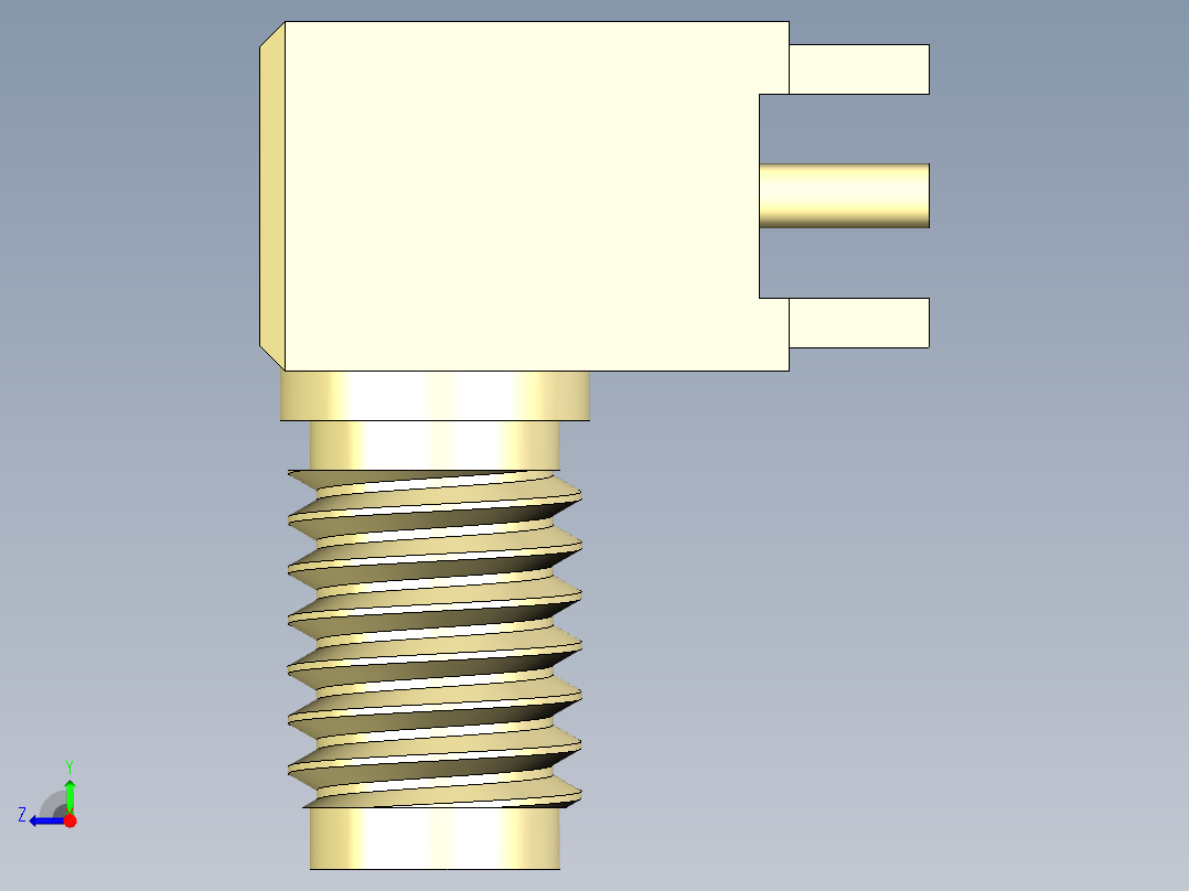 SMA接口41右视图