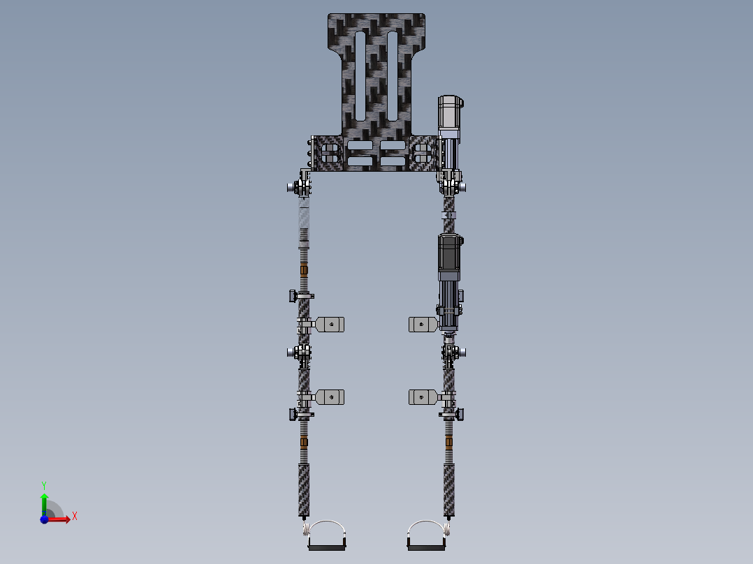 下肢外骨骼前视图