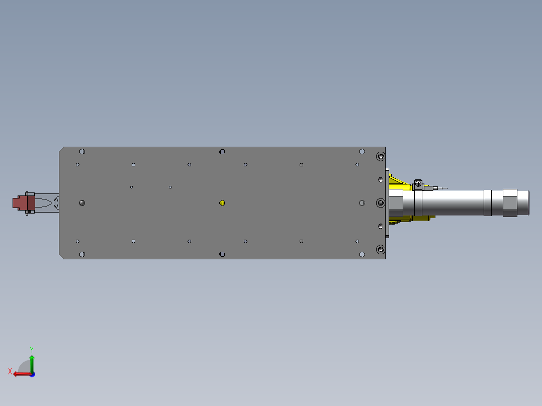 打螺丝机机构后视图