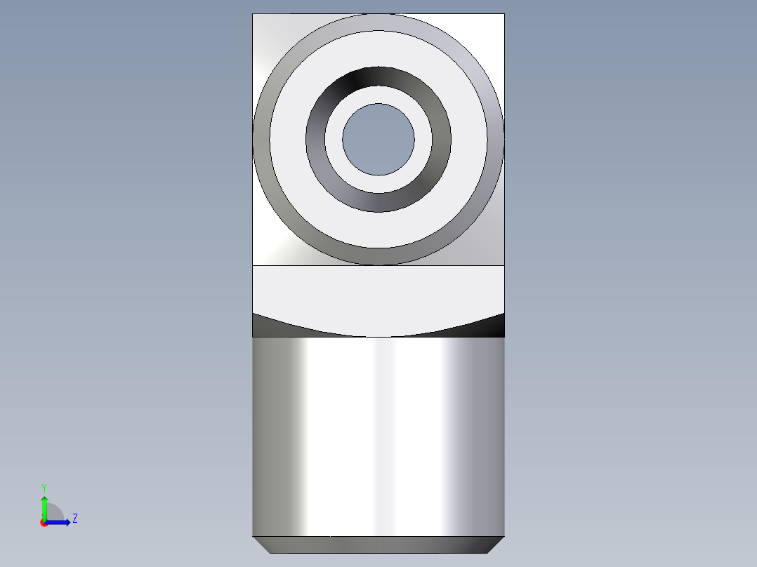 卡套式工业通用硬管接头EO_Union_tee_T06SCFX左视图