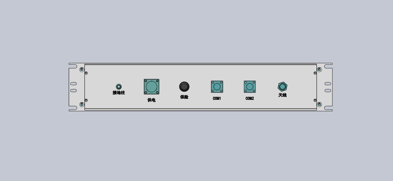 标准2U铝铣机箱