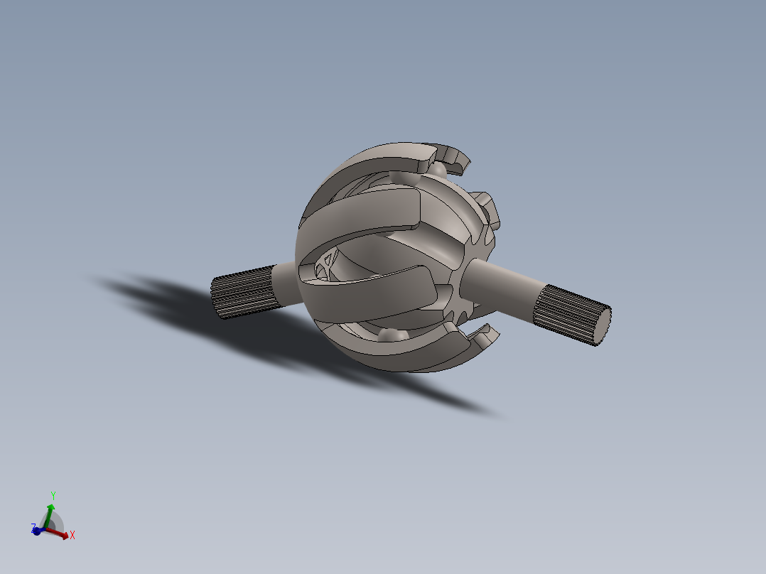 球笼式等速万向节三维建模图纸 solidworks设计(更新二维码)