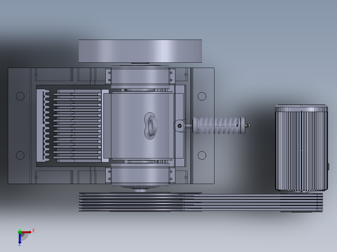 复摆颚式破碎机PE800×1060设计与仿真638979===2000wwxd俯视图