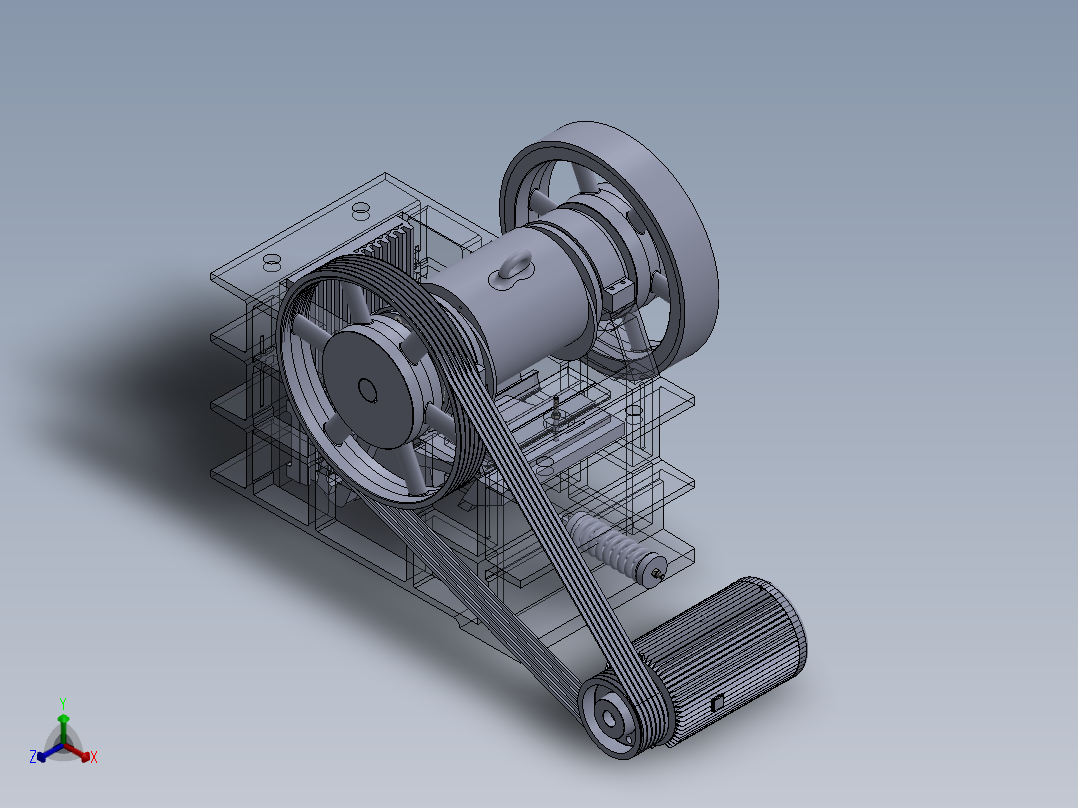 复摆颚式破碎机PE800×1060设计与仿真638979===2000wwxd正等轴测图